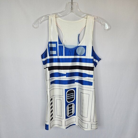 STAR WARS R2D2 Women's Racerback Tank Top, Size S - Picture 1 of 9